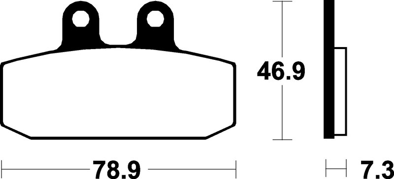 Tecnium - Brake Pads Me88 Organic voor Scooter