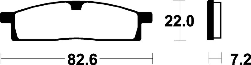 Tecnium - Brake Pads Organic voor Scooter