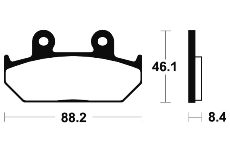 Tecnium - Brake Pads Mf100 Sinter Metal