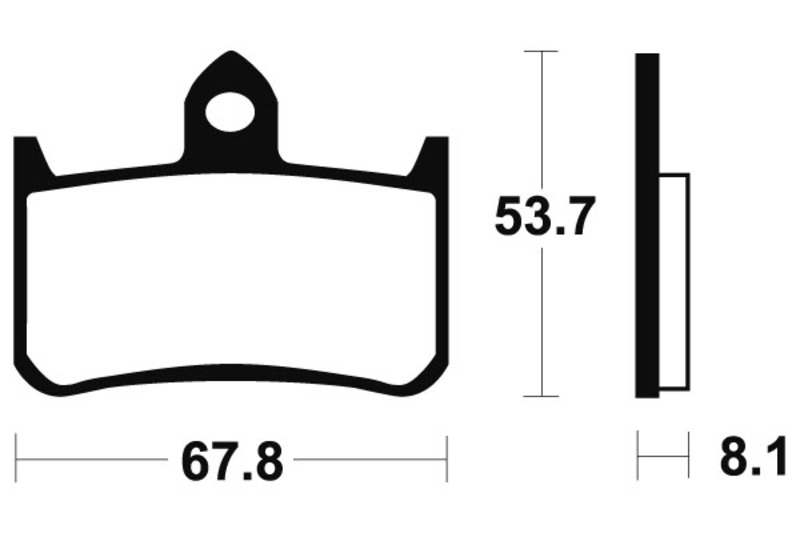 Tecnium - Brake Pads Mf122 Sinter Metal