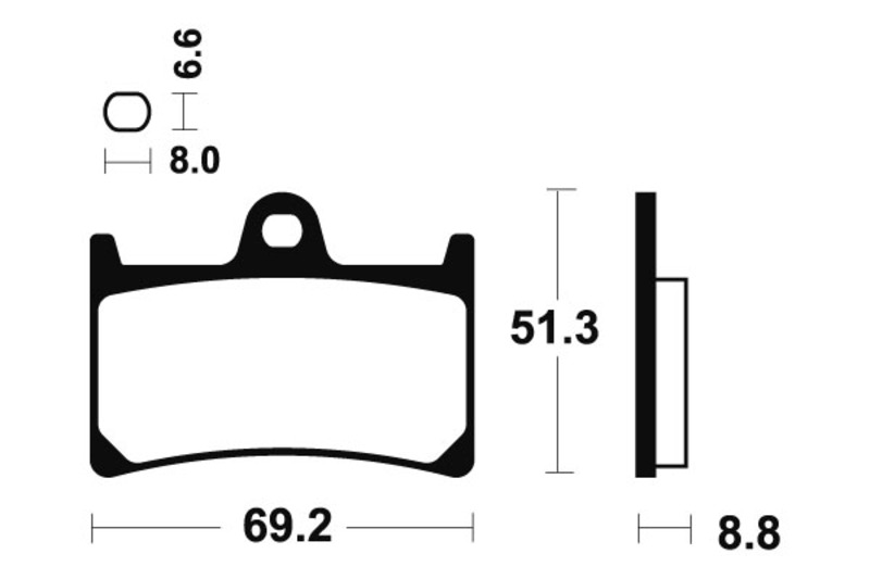Tecnium - Brake Pads Sinter Metal MF134