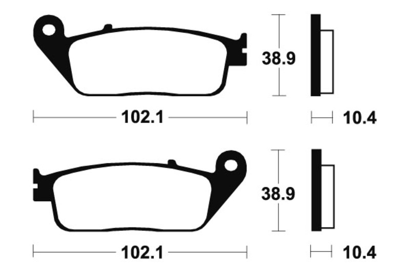 Tecnium - Brake Pads Sintered Metal voor Street Performance