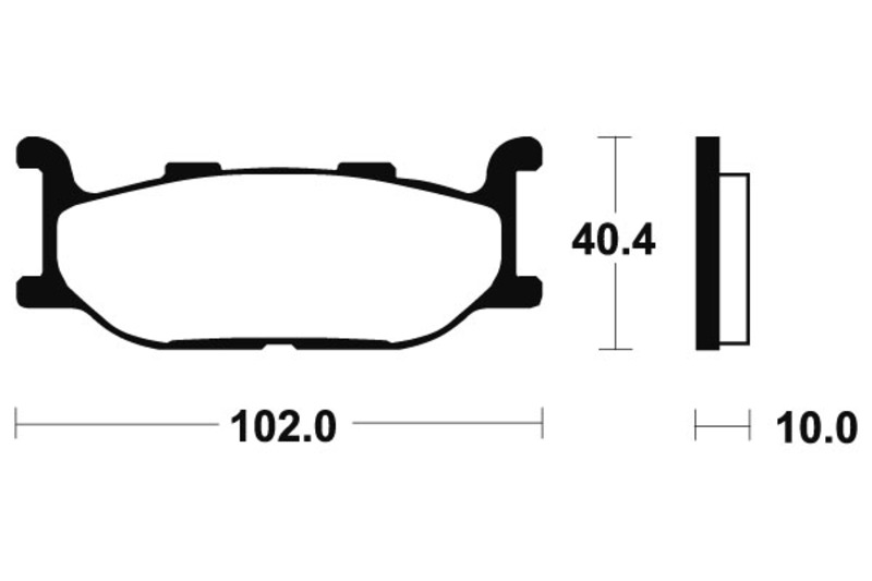 Tecnium - Brake Pads Sinter Metal voor Street Performance