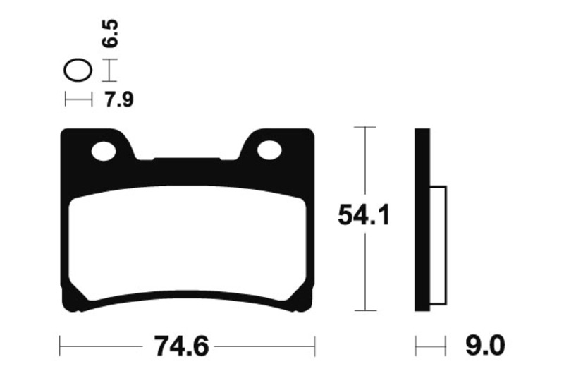 Tecnium - Brake Pads MF165 Sinter Metal