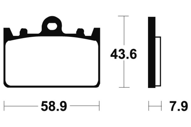 Tecnium - Brake Pads Sintered Metal MF166