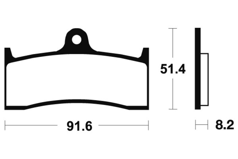 Tecnium - Brake Pads Sinter Metal voor Street Performance