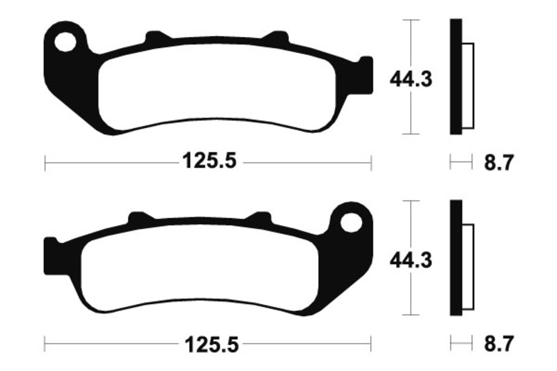 Tecnium - Brake Pads Mf185 Sinter Metal