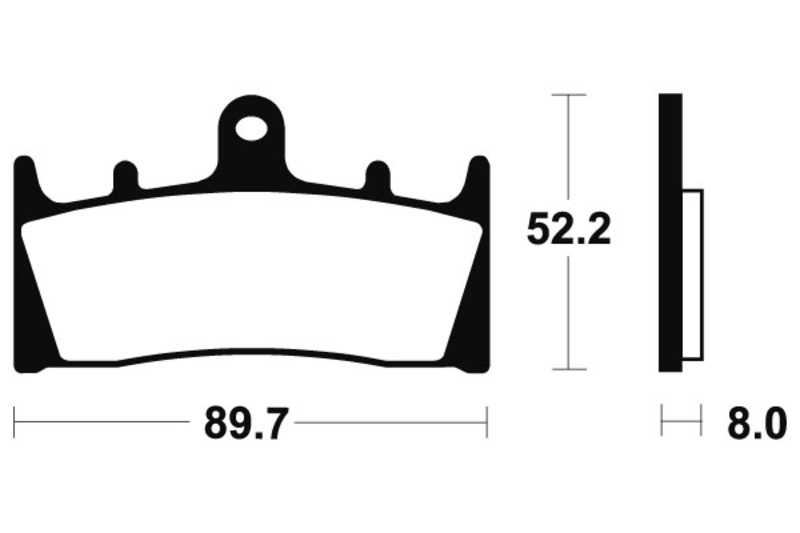 Tecnium - Brake Pads Mf186 Sinter Metal