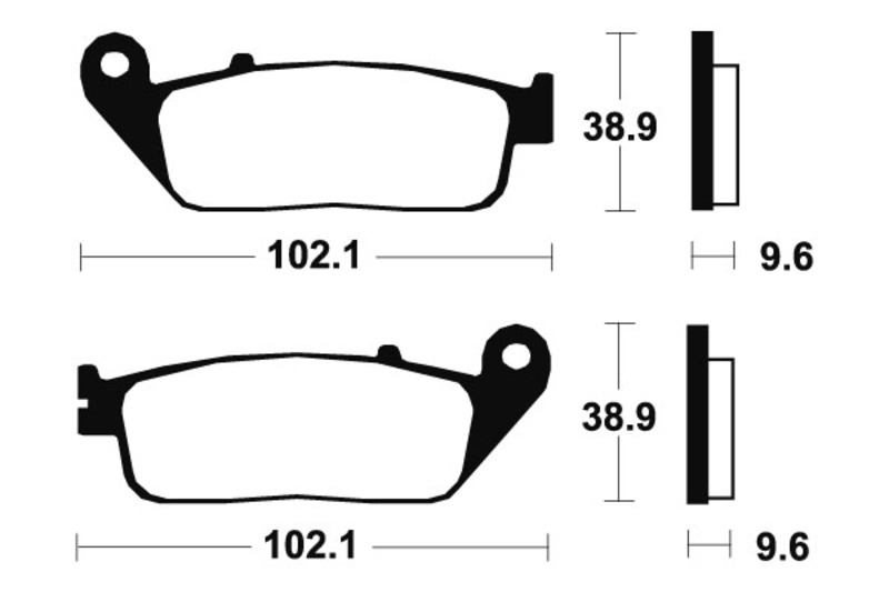 Tecnium - Brake Pads Mf200 Sinter Metal