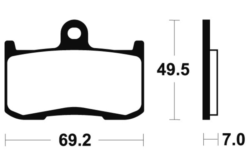 Tecnium - Brake Pads Sinter Metal Street Performance MF282
