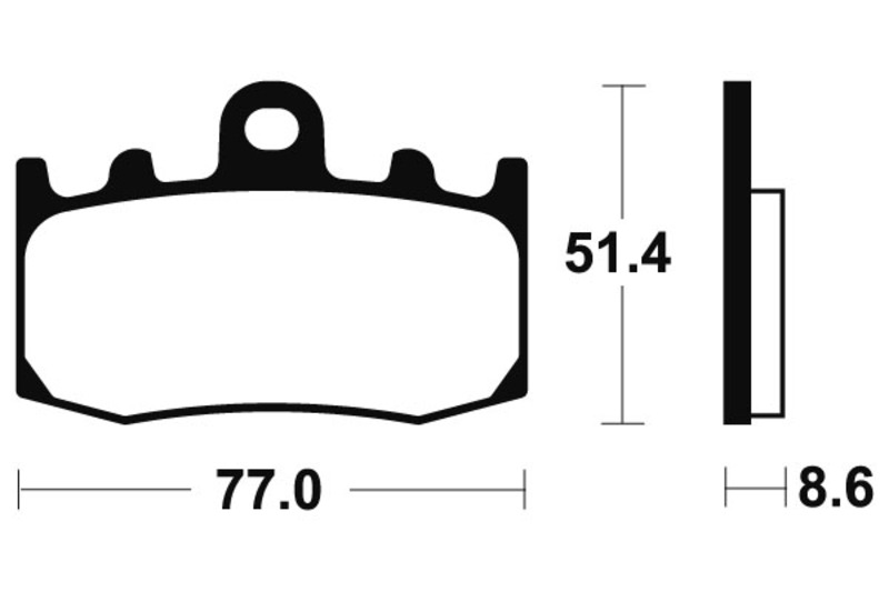 Tecnium - Brake Pads Sintered Metal MF296