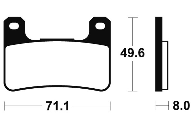 Tecnium - Brake Pads Sinter Metal Street Performance MF306