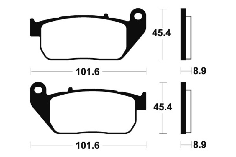 Tecnium - Brake Pads Mf307 Sinter Metal