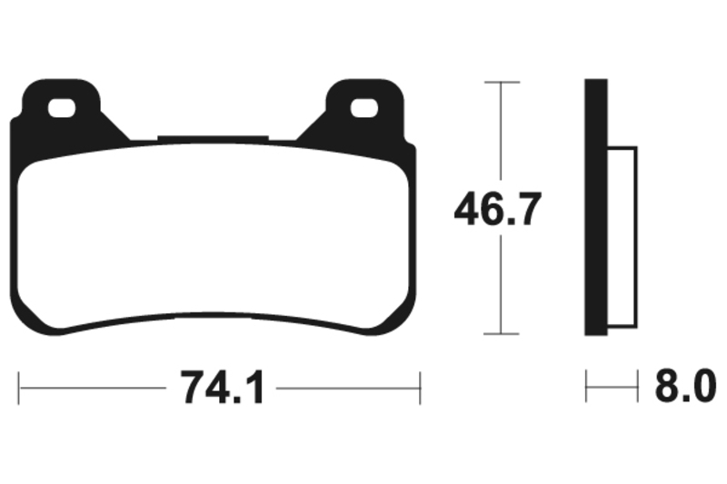 Tecnium - Brake Pads Mf309 Sinter Metal