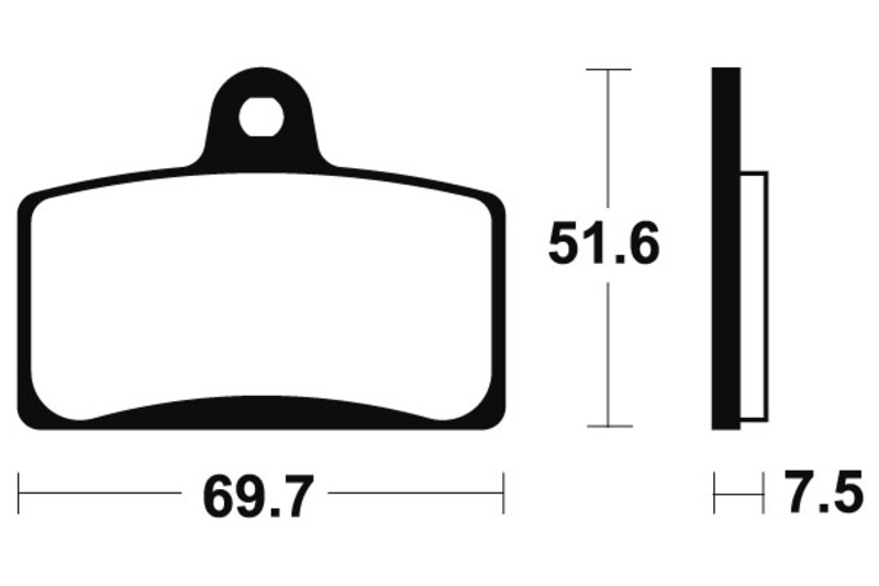 Tecnium - Brake Pads Sinter Metal Street Performance