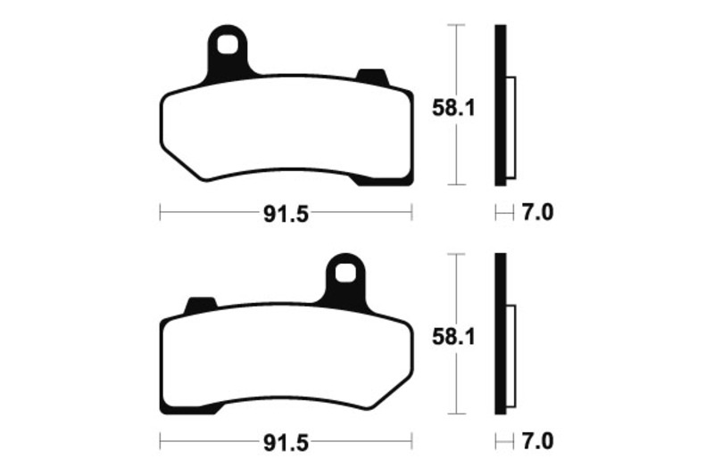Tecnium - Brake Pads Mf330 Sinter Metal