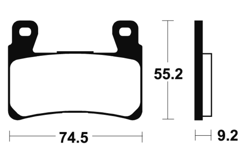 Tecnium - Brake Pads Mf360 Sinter Metal
