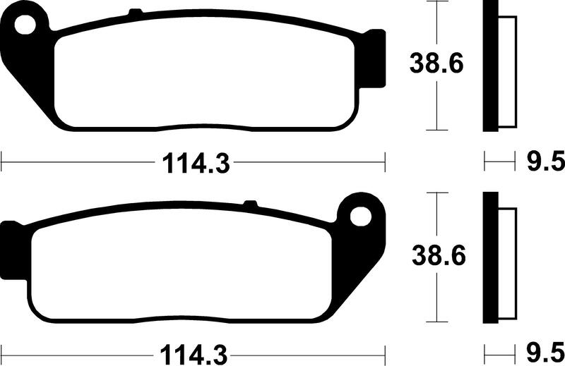 Tecnium - Brake Pads Sinter Metal Street Performance MF429