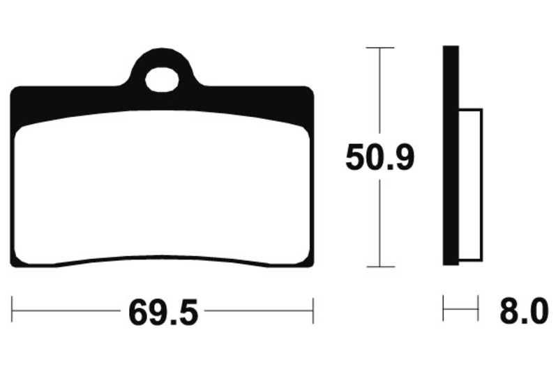 Tecnium - Brake Pads Mf66 Sinter Metal