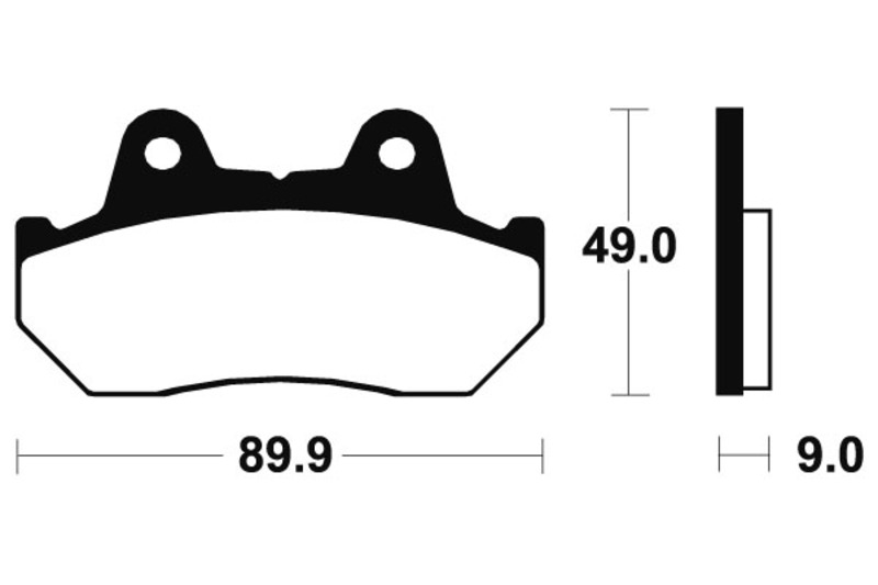 Tecnium - Brake Pads Mf72 Sinter Metal