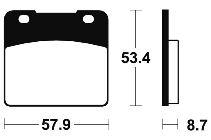 Tecnium - Brake Pads Mf77 Sinter Metal