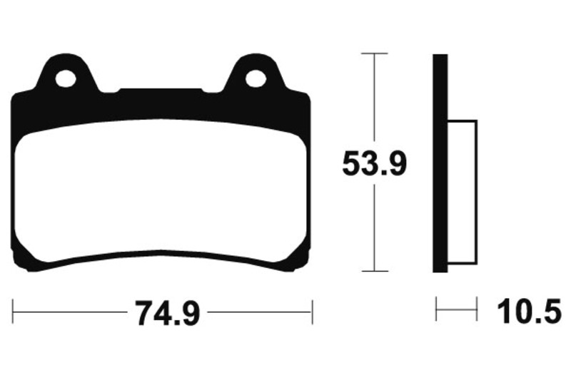 Tecnium - Brake Pads Mf90 Sinter Metal