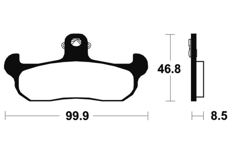 Tecnium - Brake Pads Sinter Metal voor MX/ATV