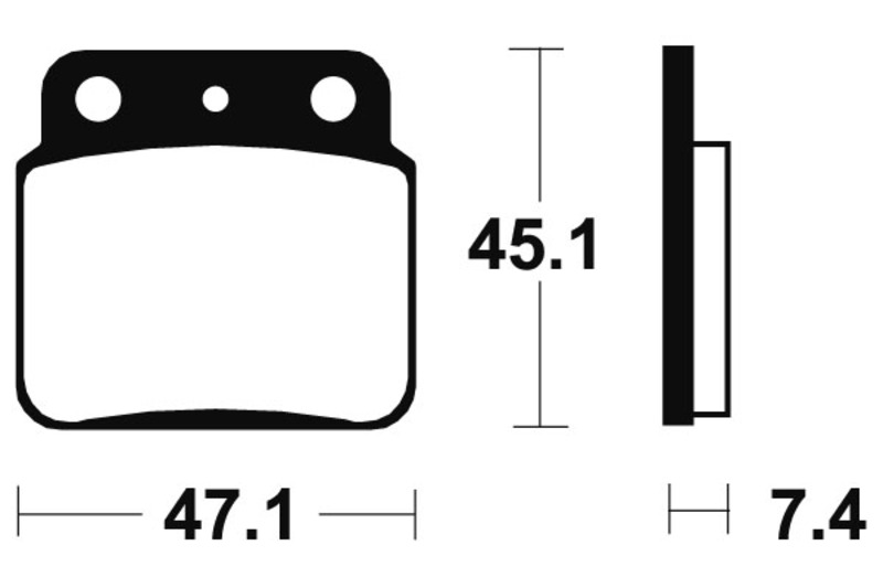 Tecnium - Brake Pads Sinter Metal voor MX/ATV