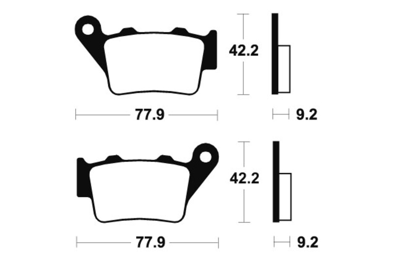 Tecnium - Brake Pads Sinter Metal voor MX/ATV