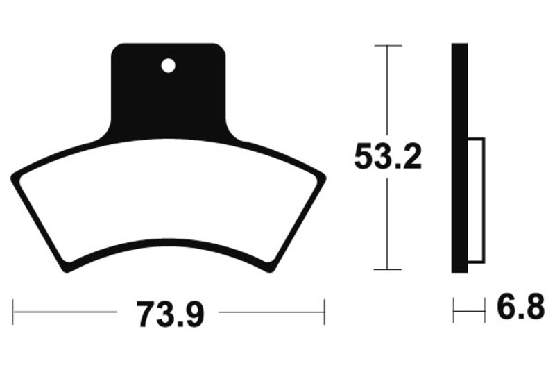 Tecnium - Brake Pads Sinter Metal MO255 voor MX/ATV