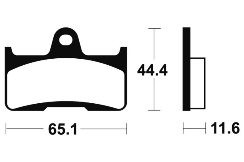 Tecnium - Brake Pads Sinter Metal voor MX/ATV