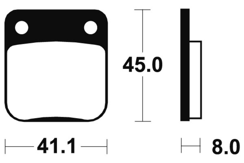Tecnium - Brake Pads Mo36 Gesinterd Metaal voor MX/ATV
