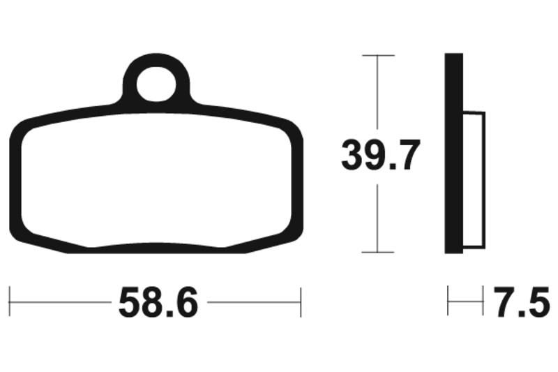 Tecnium - Brake Pads Sinter Metal voor MX/ATV