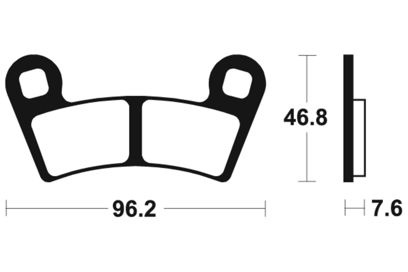 Tecnium - Brake Pads Sinter Metal voor MX/ATV