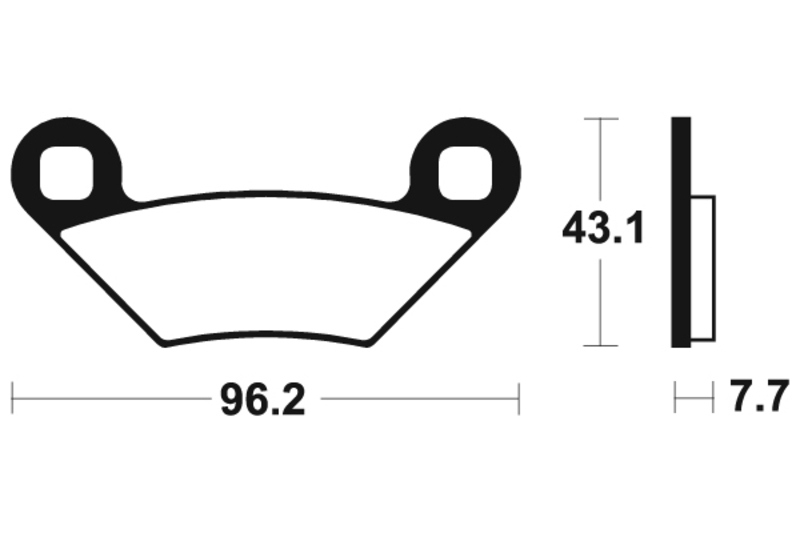 Tecnium - Brake Pads Sinter Metal MO399