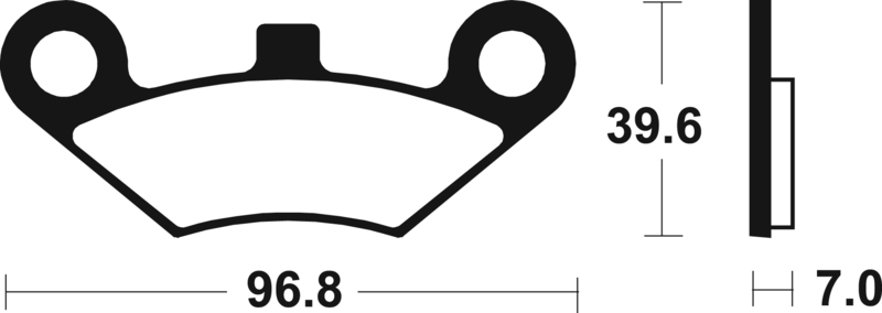 Tecnium - Brake Pads Sinter Metal voor MX/ATV