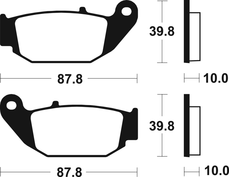Tecnium - Brake Pads Sinter Metal MO415 voor MX/ATV