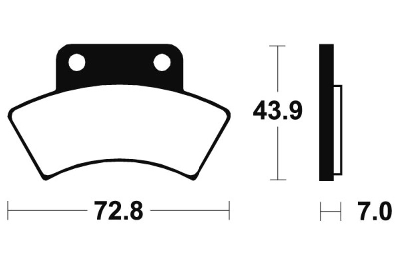 Tecnium - Brake Pads Sinter Metal voor MX/ATV