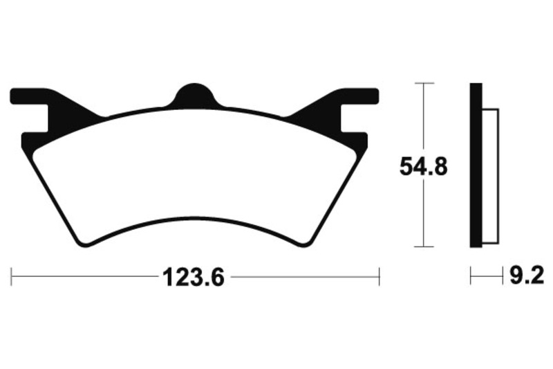 Tecnium - Brake Pads Sinter Metal voor MX/ATV