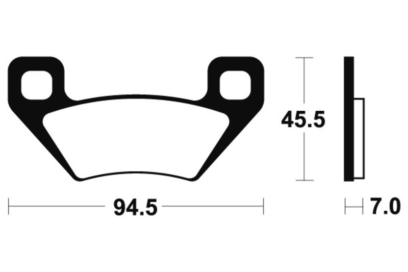Tecnium - Brake Pads Sinter Metal voor MX/ATV