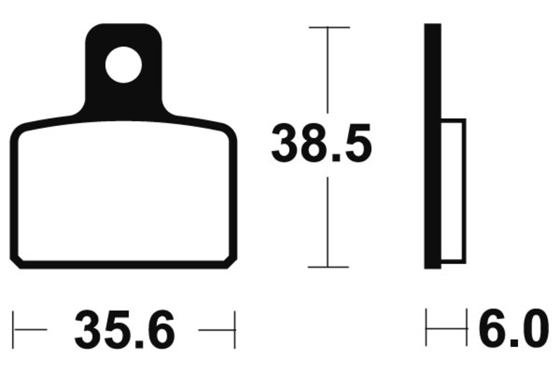 Tecnium - Brake Pads Sinter Metal voor Racing MX/ATV