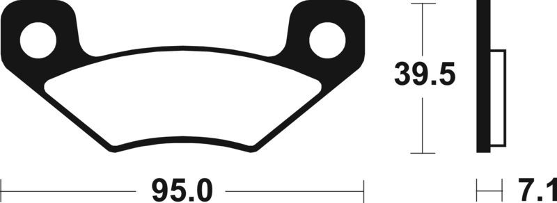 Tecnium - Brake Pads Sinter Metal voor Racing MX/ATV