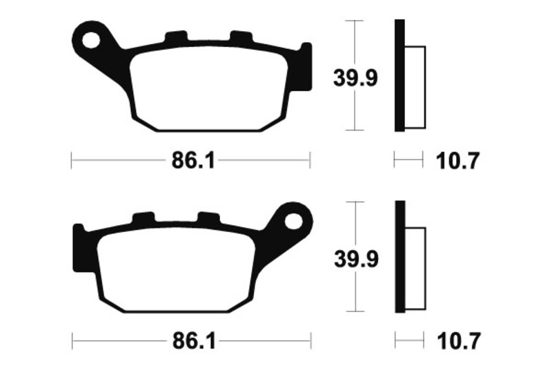Tecnium - Brake Pads Mr114 Sinter Metal