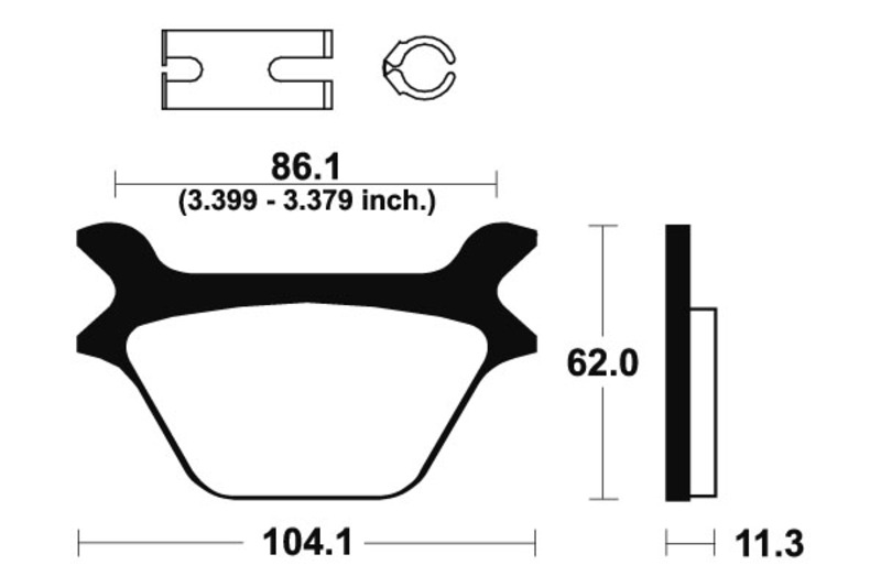 Tecnium - Brake Pads Sinter Metal MR169