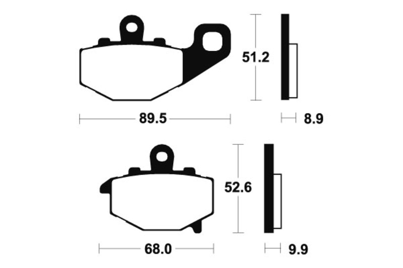 Tecnium - Brake Pads Mr187 Sinter Metal