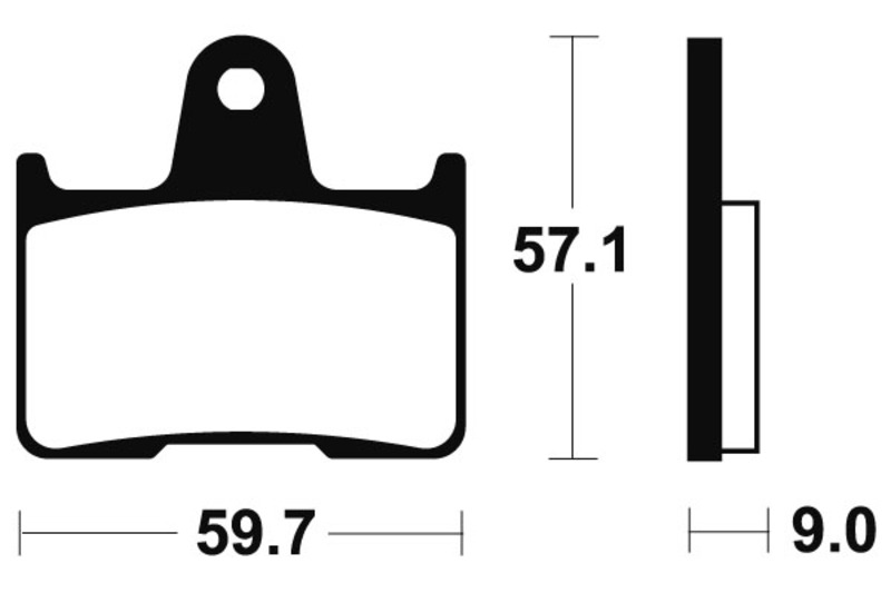 Tecnium - Brake Pads Mr265 Sinter Metal