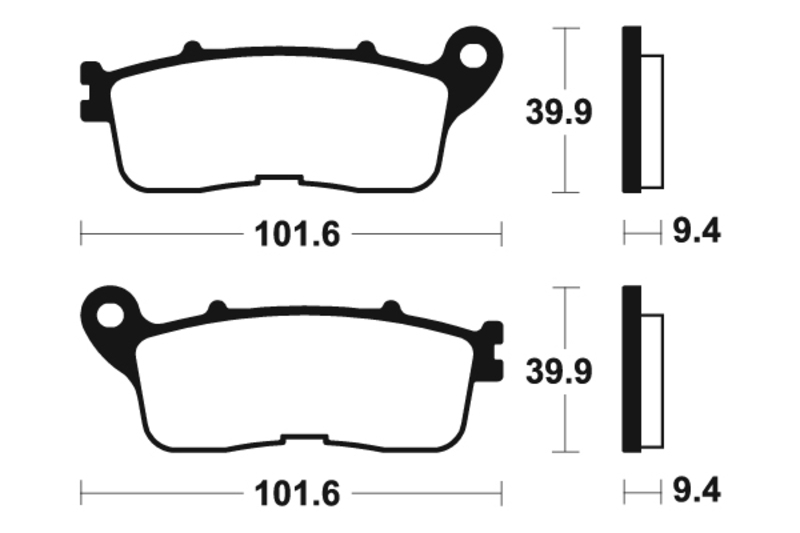Tecnium - Brake Pads Sintered Metal MR392