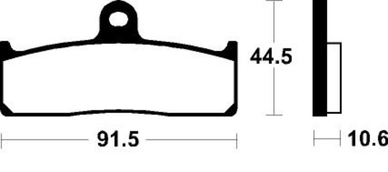 Tecnium - Brake Pads MSR365 Sinter Metal Professional Racing Remblokken