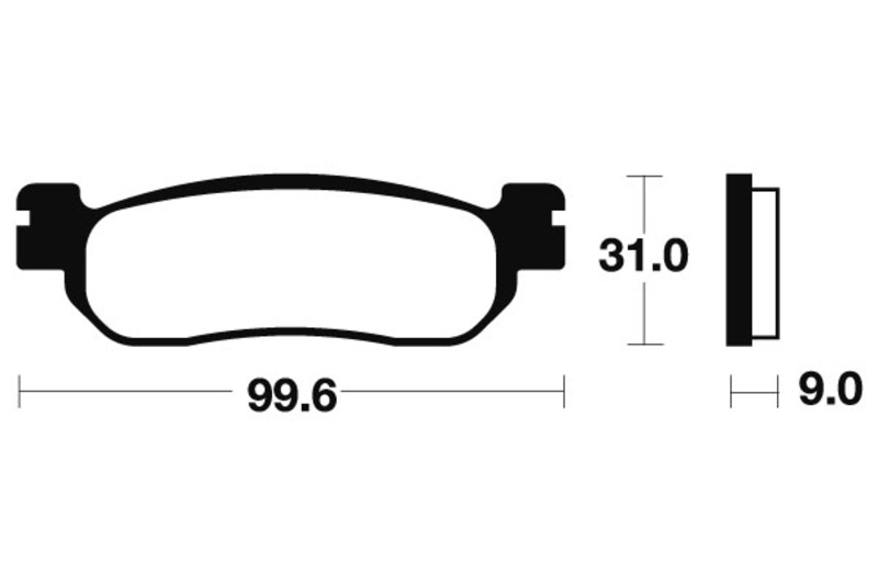 Tecnium - Brake Pads Sinter Metal voor Maxi Scooter
