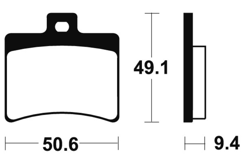 Tecnium - Brake Pads Sinter Metal voor Maxi Scooter
